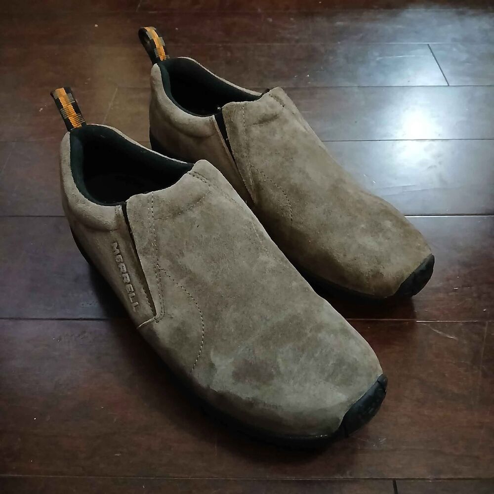 Merrell Men's Jungle Moc Slip On Shoe Gunsmoke Gray Size 13